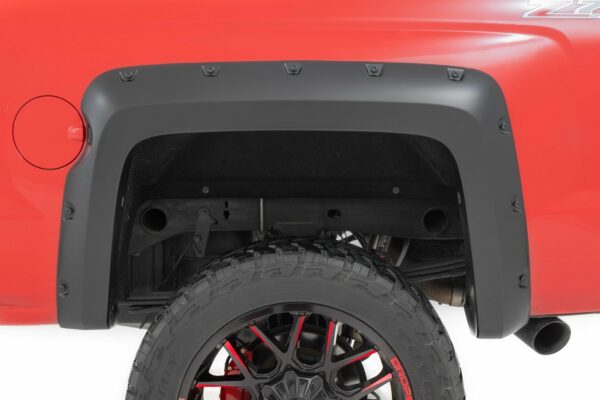 Pocket Fender Flares | 5'9" Bed | GJI Shadow Gray | Chevy Silverado 1500 (14-18 & Classic)