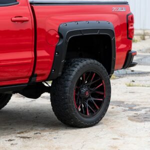 Fender Flares | Defender | 6’7″ & 8′ Bed | GPA Graphite | Chevy Silverado 1500 (14-18)