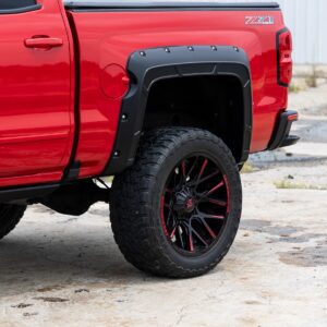 Fender Flares | Defender l 5’9″ Bed  | GB8 Mosaic Black | Chevy Silverado 1500 (14-18)