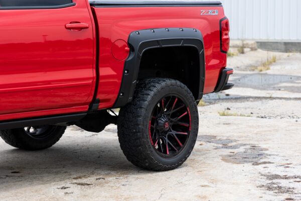 Fender Flares | Defender l 5'9" Bed  | GB8 Mosaic Black | Chevy Silverado 1500 (14-18)
