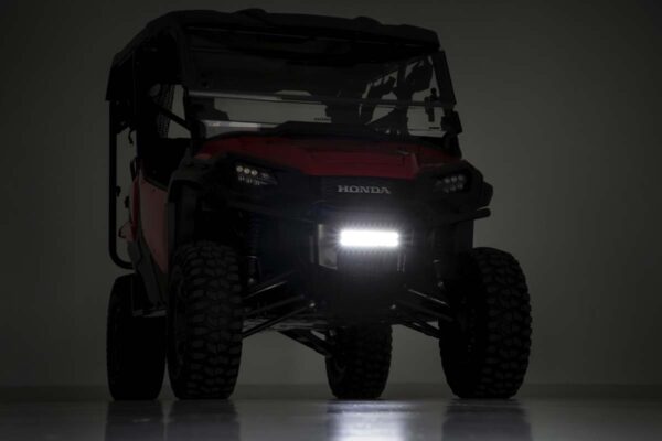 LED Light Kit | Bumper Mount | 10" Black Slimline Pair | Honda Pioneer 1000